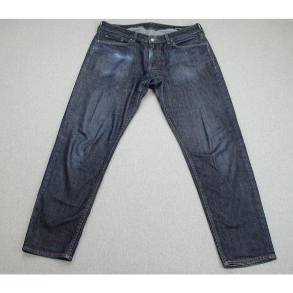 Bonobos Jeans Mens 33 x 32 Blue Cotton Blend Stretch Athletic Fit Dark Wash - Picture 1 of 8